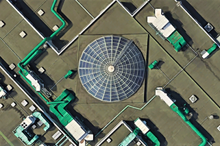 Szczecin w szczególe według Google Earth