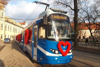 Specjalny tramwaj i... walka o budki lęgowe czyli krakowianie świętowali walentynki