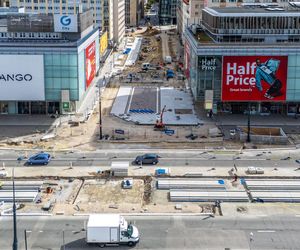 Remont ulicy Złotej w Warszawie z tunelem do placu Centralnego