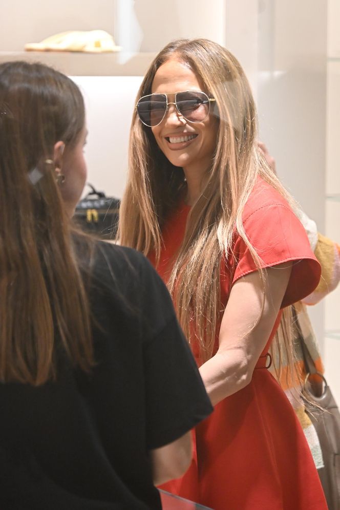 Jennifer Lopez na zakupach