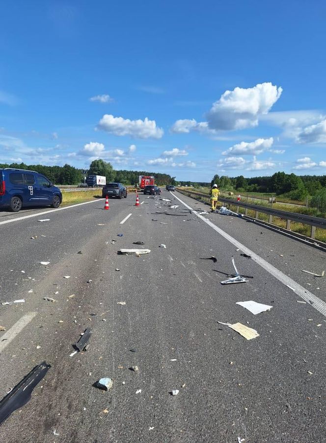 Wypadek na S5 koło Rawicza
