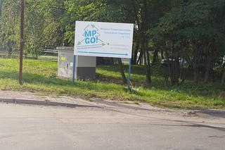 Blokada drogi przed wysypiskiem śmieci w Sosnowcu 