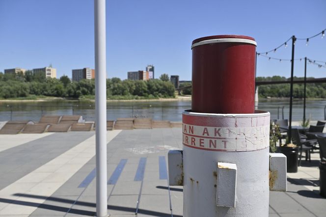 Niski stan wody w Wiśle