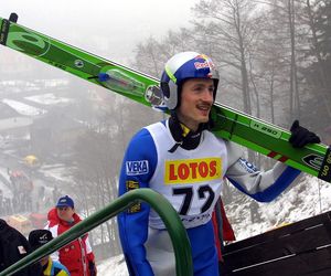 Maciej Kurzajewski i Adam Małysz