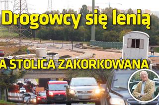 Warszawa. Drogowcy się lenią a stolica zakorkowana