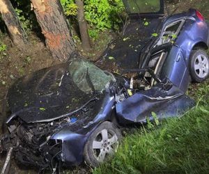 Śmiertelny wypadek na DK63 w powiecie siedleckim 