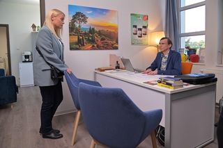 Pierwsza miłość, odcinek 4057: Emilka (Anna Ilczuk), Fryderyk (Andrzej Kłak)