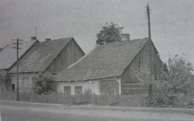 Ulica Starachowicka w Wąchocku wczoraj i dziś