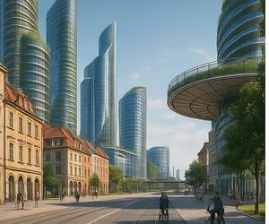 Poznań w 2040 roku według sztucznej inteligencji 
