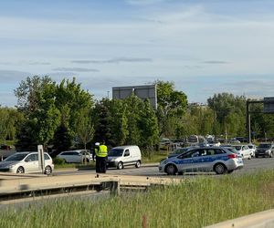Blokada na moście Siekierkowskim (7.05.2025)