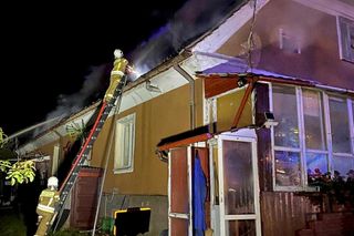 Tragedia pod Kętrzynem. 13-latka i mężczyzna zginęli w pożarze domu