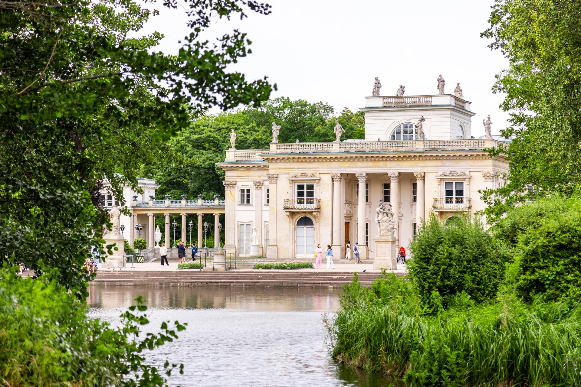 Pałac na Wodzie. Łazienki Królewskie