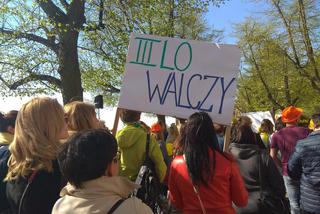 Manifestacja nauczycieli w Szczecinie