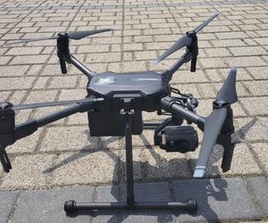Z góry widać lepiej i więcej.  Policyjny dron znowu w akcji nad ulicami Nowego Sącza!