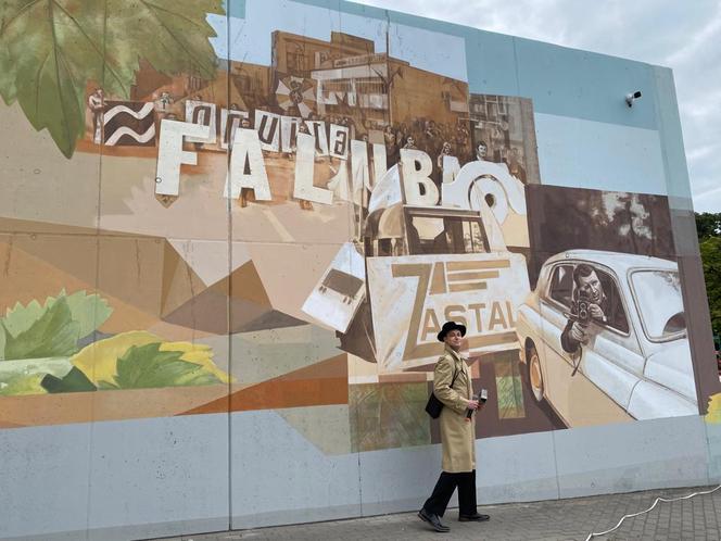 Nowy mural w Zielonej Górze. Za nami uroczyste odsłonięcie dzieła na ścianie Aresztu w Zielonej Górze 