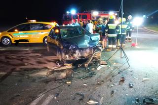 Wielkopolskie: Pięć osób rannych w nocnym wypadku na DK 11 