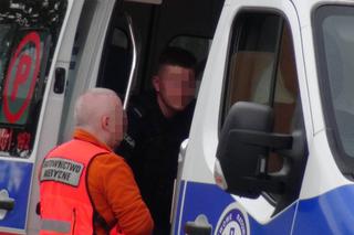 Pościg za kierowcą na Pradze, w ruch poszedł gaz. Policjant w karetce. Co tam się stało?!