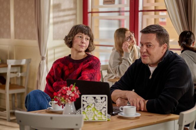 Na Wspólnej odc. 4040. Brygida (Maja Wolska), Michał (Robert Kudelski)