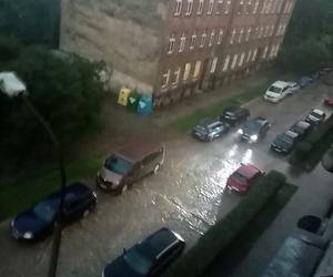 Burza na Śląsku. W Raciborzu ściana deszczu