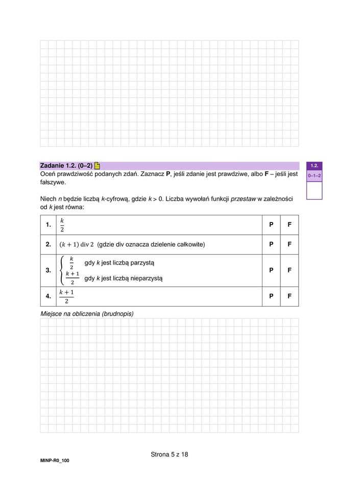 Matura 2025 informatyka rozszerzona - arkusz CKE 14.05.2025 - Formuła 2023