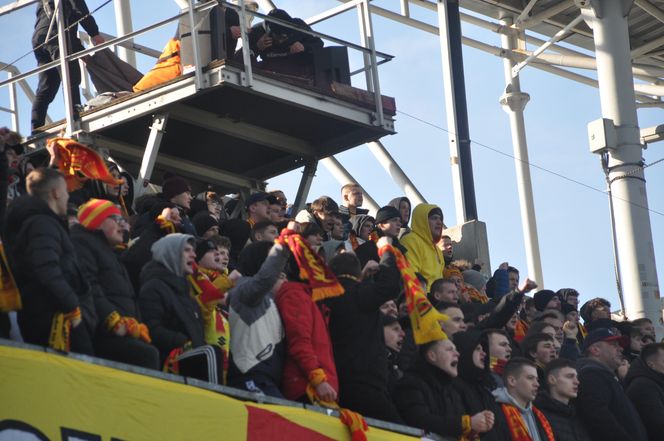 Korona Kielce - Motor Lublin. Kibice na Exbud Arenie