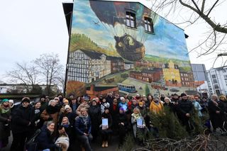 Na Chełmińskim Przedmieściu powstał nowy mural. Nawiązuje do historii tej ciekawej dzielnicy [GALERIA]