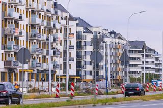 Odwiedzam słynne Jagodno we Wrocławiu. Były pola, a wyrosło spore miasto. Plac budowy na każdym kroku