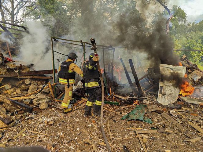 Miasto Sumy na Ukrainie.