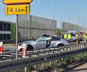 Śmiertelny wypadek na autostradzie A4 w Zabrzu. Droga jest zupełnie zablokowana
