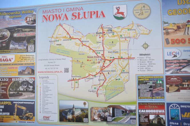 Nowa Słupia, Puszcza Jodłowa i Święty Krzyż