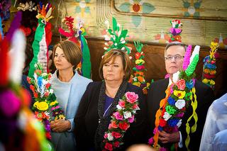 Prezydent Komorowski poświęcił palmę