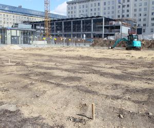 Zielona oaza na placu Powstańców Warszawy