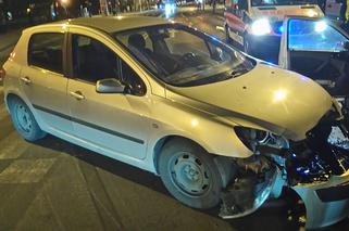 Wypadek na skrzyżowaniu Nad Wierzbakiem/al. Wielkopolska