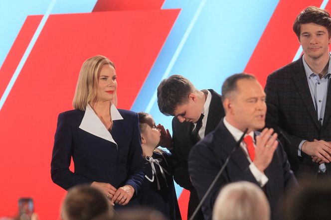 Tak córeczka Nawrockiego skradła show tacie! 