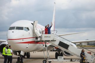 Sławosz Uznański-Wiśniewski wylądował w Kolonii