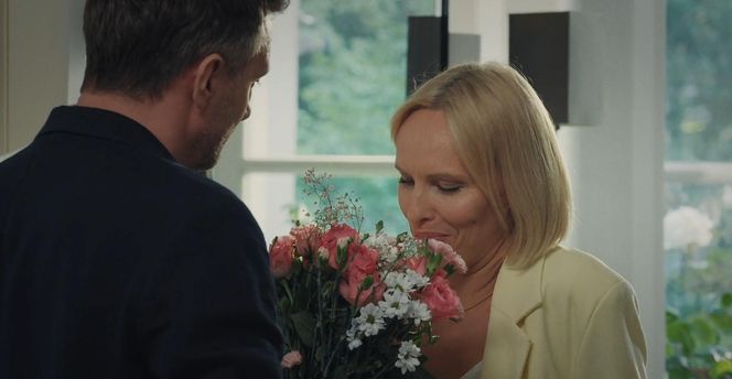 M jak miłość odc. 1876. Dorota (Iwona Rejzner), Bartek (Arkadiusz Smoleński)