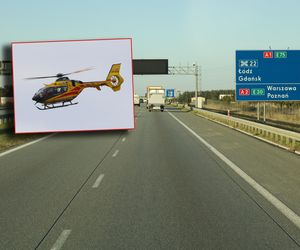 36-latek staranowany przez ciężarówkę! Makabryczny wypadek na A1 pod Łodzią