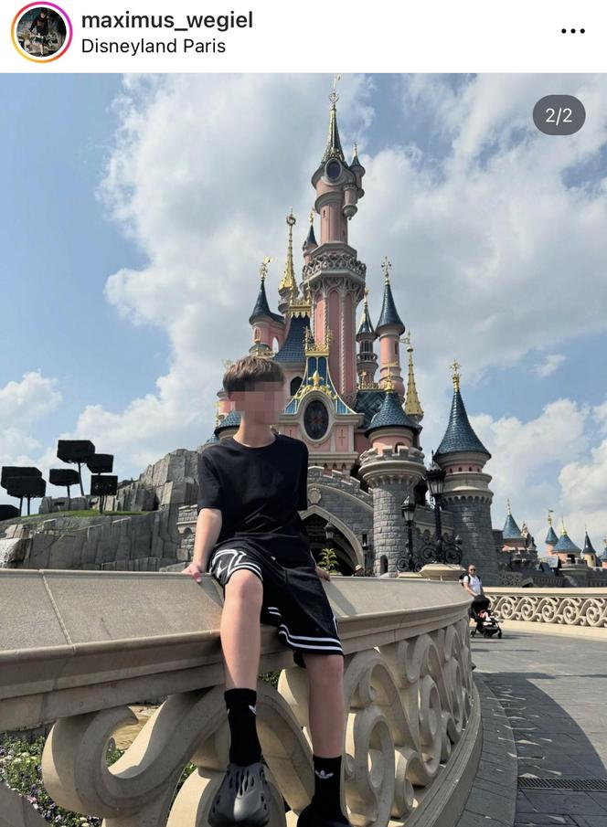 Roksana Węgiel i Kevin Mglej w Disneylandzie