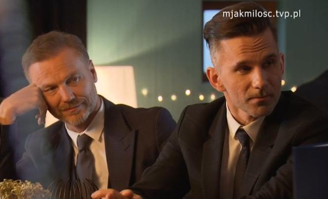 M jak miłość odc. 1653. Andrzej Budzyński (Krystian Wieczorek), Kamil (Marcin Bosak)