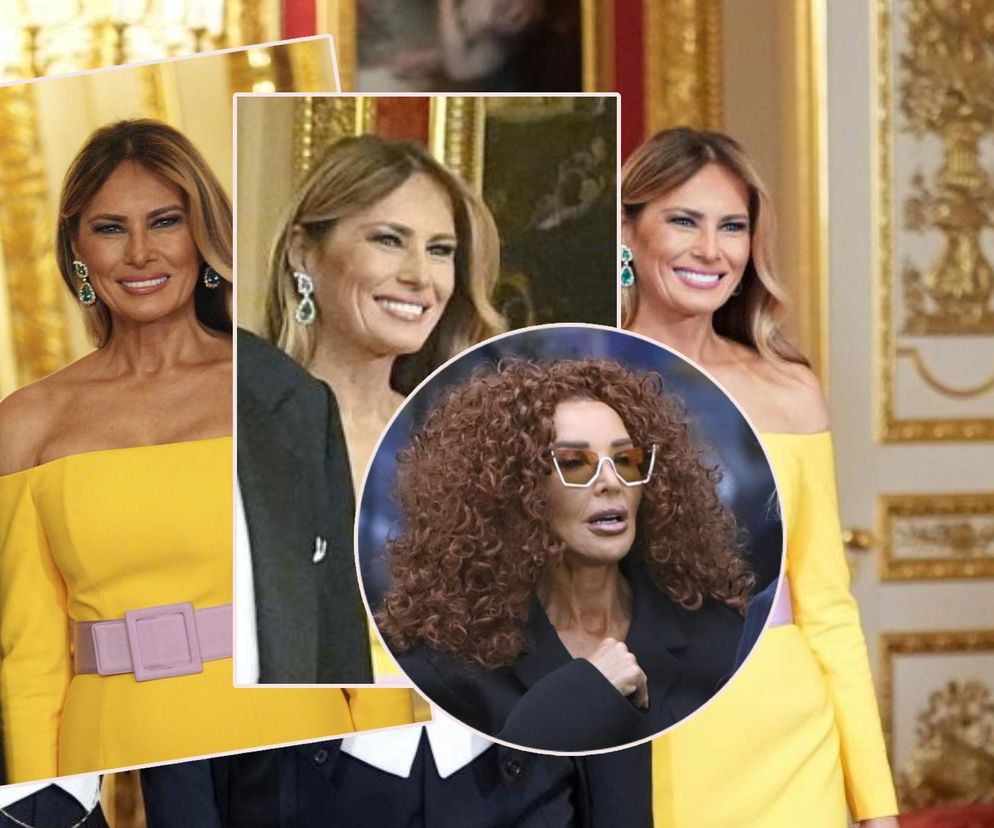 Ewa Minge ostro o stroju Melanii Trump