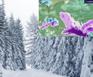 Nadchodzi wielki atak zimy. W weekend w niektórych regionach Polski spadnie ponad 30 cm śniegu
