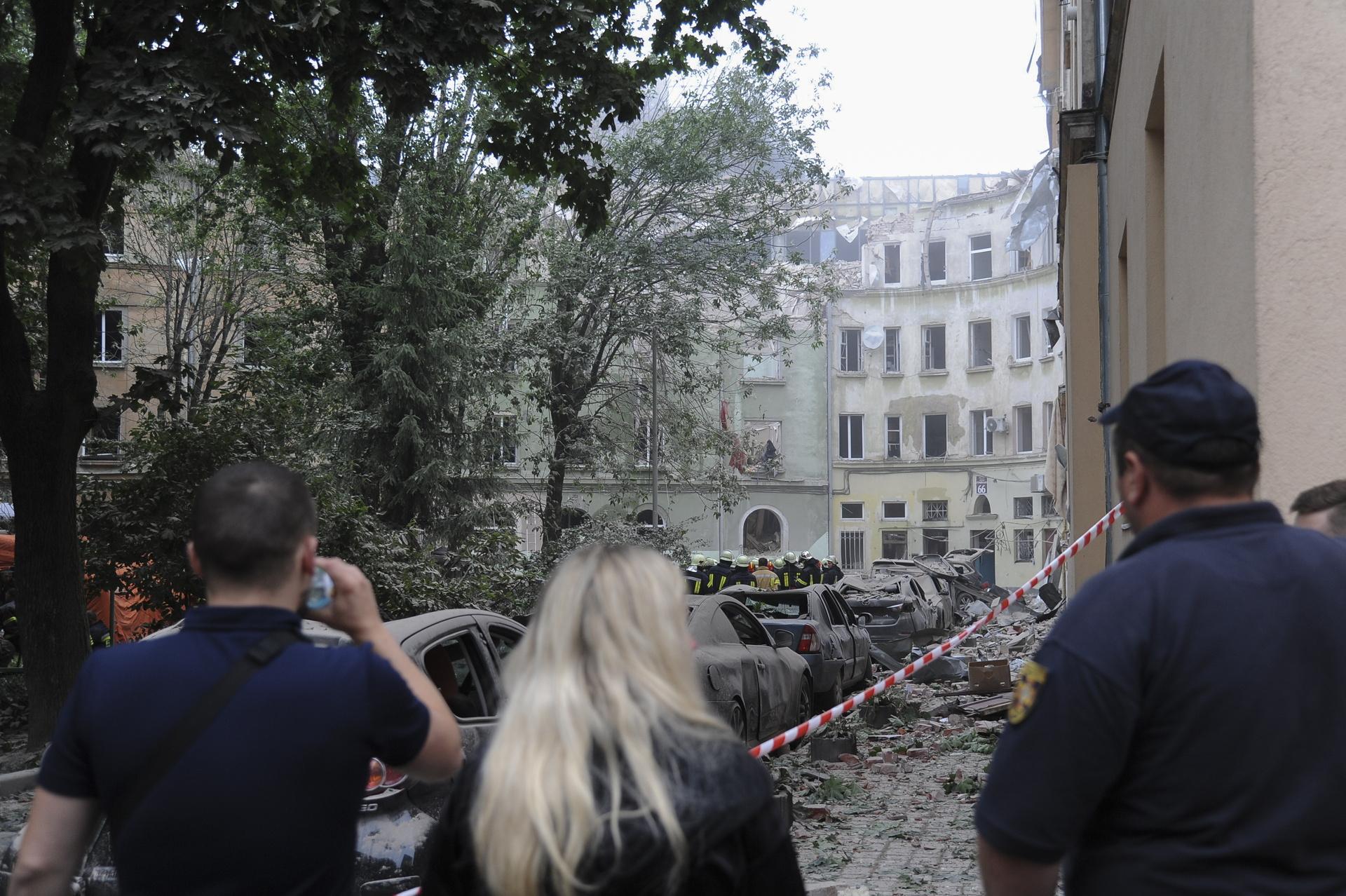 Nocny atak na Lwów. Rosyjska rakieta zabiła kilka osób