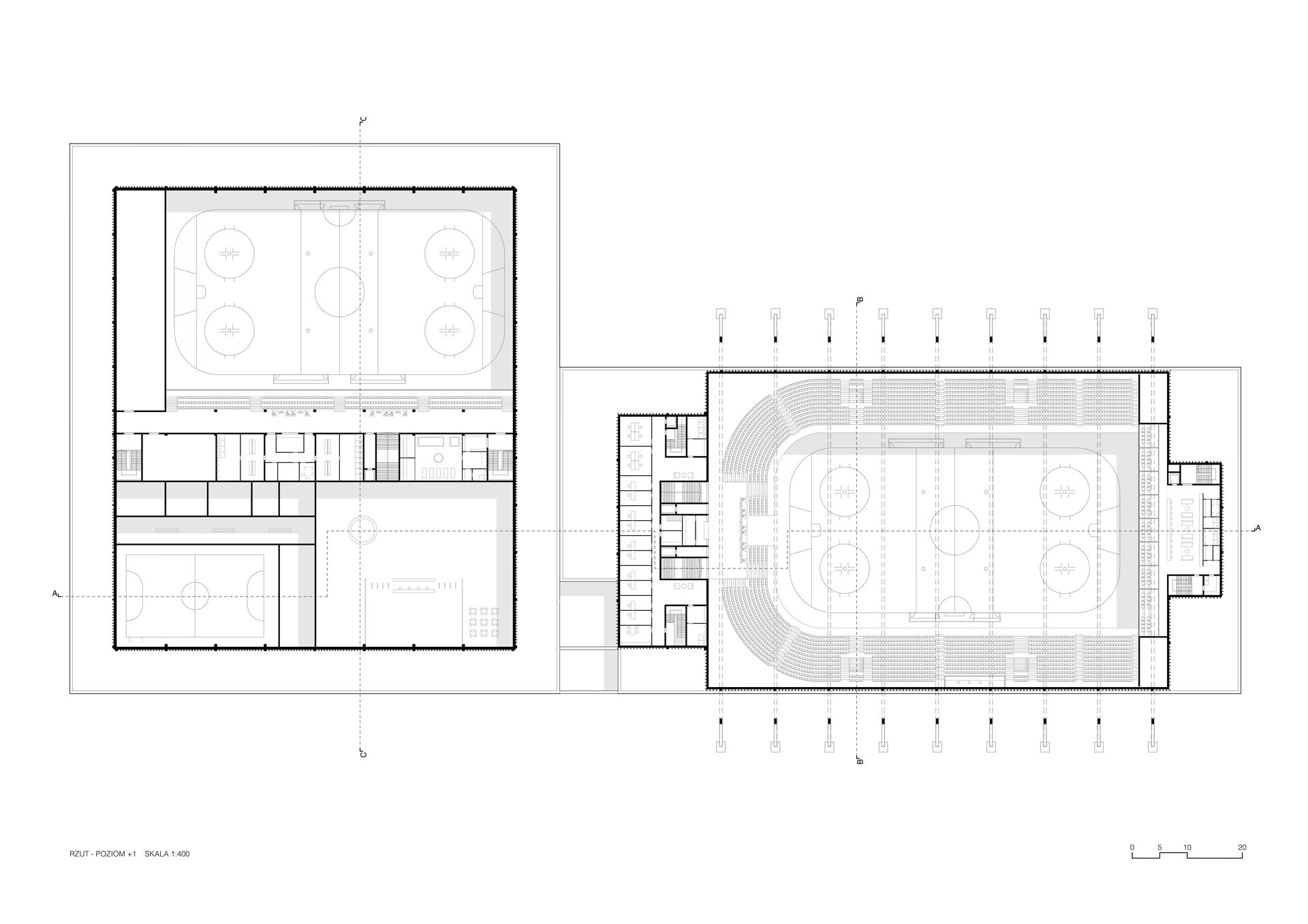 Hala lodowa w Oświęcimiu projektu M.O.C.  Architekci