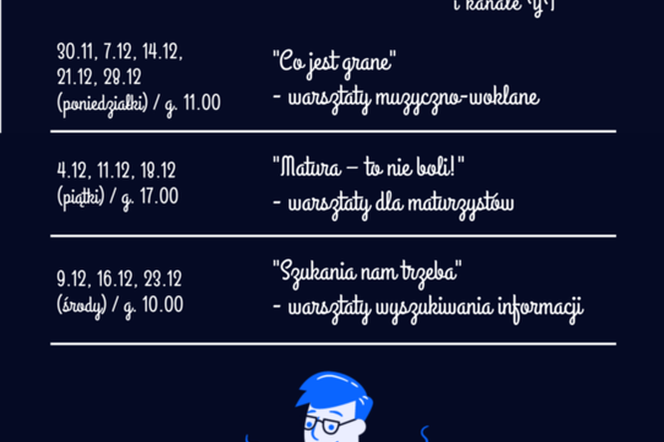 Biblioteka Publiczna Miasta Gniezna zaprasza na grudzień w wersji on-line