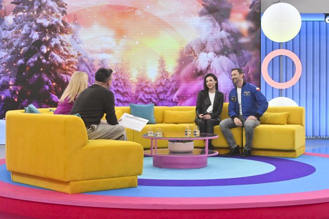 Aleksandra Uznańska-Wiśniewska i Sławosz Uznański-Wiśniewski 