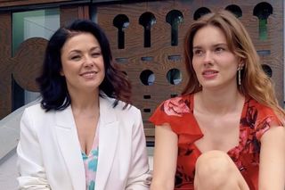 M jak miłość. Kinga (Katarzyna Cichopek), Franka (Dominika Kachlik)