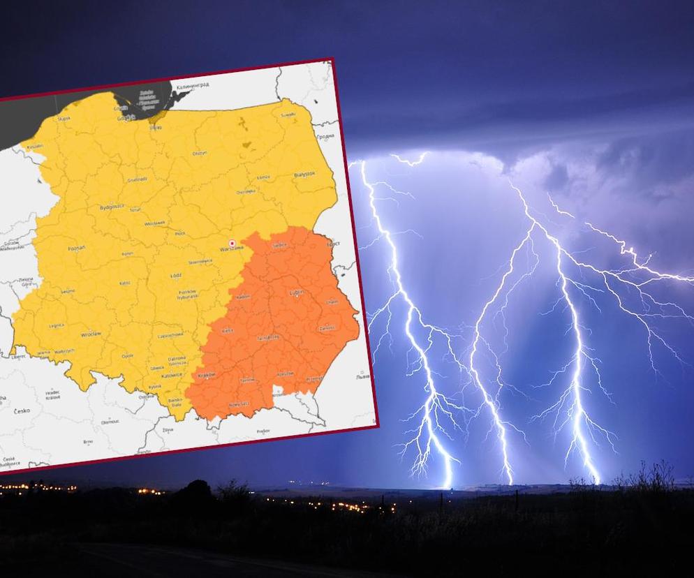 Burze z gradem w Łodzi i regionie