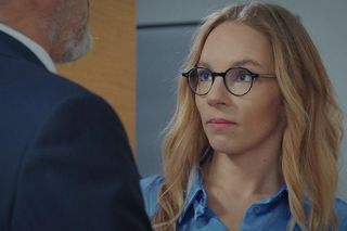 M jak miłość, odcinek 1848: Sylwia (Hanna Turnau) i Werner (Jacek Kopczyński)