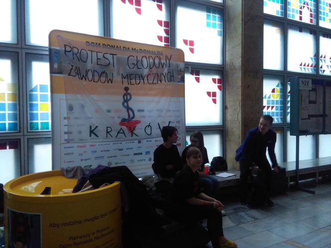 Protest rezydentów w Krakowie