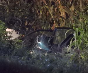 Roztrzaskał się mercedesem na drzewie. Nie miał żadnych szans